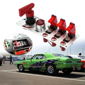 

Car Ignition Switch Panel LED indication Plastic+Metal Replacement Parts