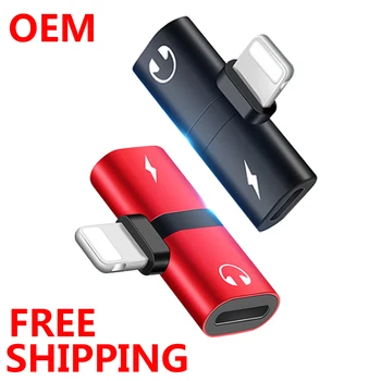 

4 in 1 Headphone Charging Call Line Control Adapter Mobile Phone Audio Adapter Cable Dual Lightning Suitable for iphone Adapter
