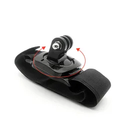 Universal Action Camera Head Strap Mount - Wrist Strap