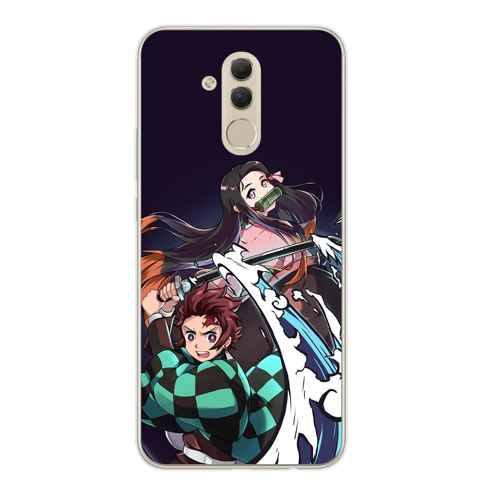 KACKYFUL аниме Demon Slayer Kimetsu no Yaiba чехол для телефона для Fundas huawei P20 P30 mate 10 20 30 Lite Pro Чехол Мягкий ТПУ чехол