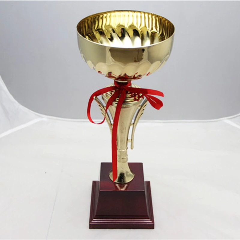 Golden Trophy Cup for Competition Sports Game Winner