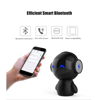 

Robot bluetooth speaker, multifunctional portable sound column, outdoor sports subwoofer, music center sound system with mobile