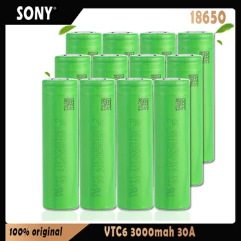

Sony VTC6 100% original 3.7V 3000mAh us18650 VTC6 Rechargeable Li-ion Lithium battery For toy tool flashligh camera Shaver Radio