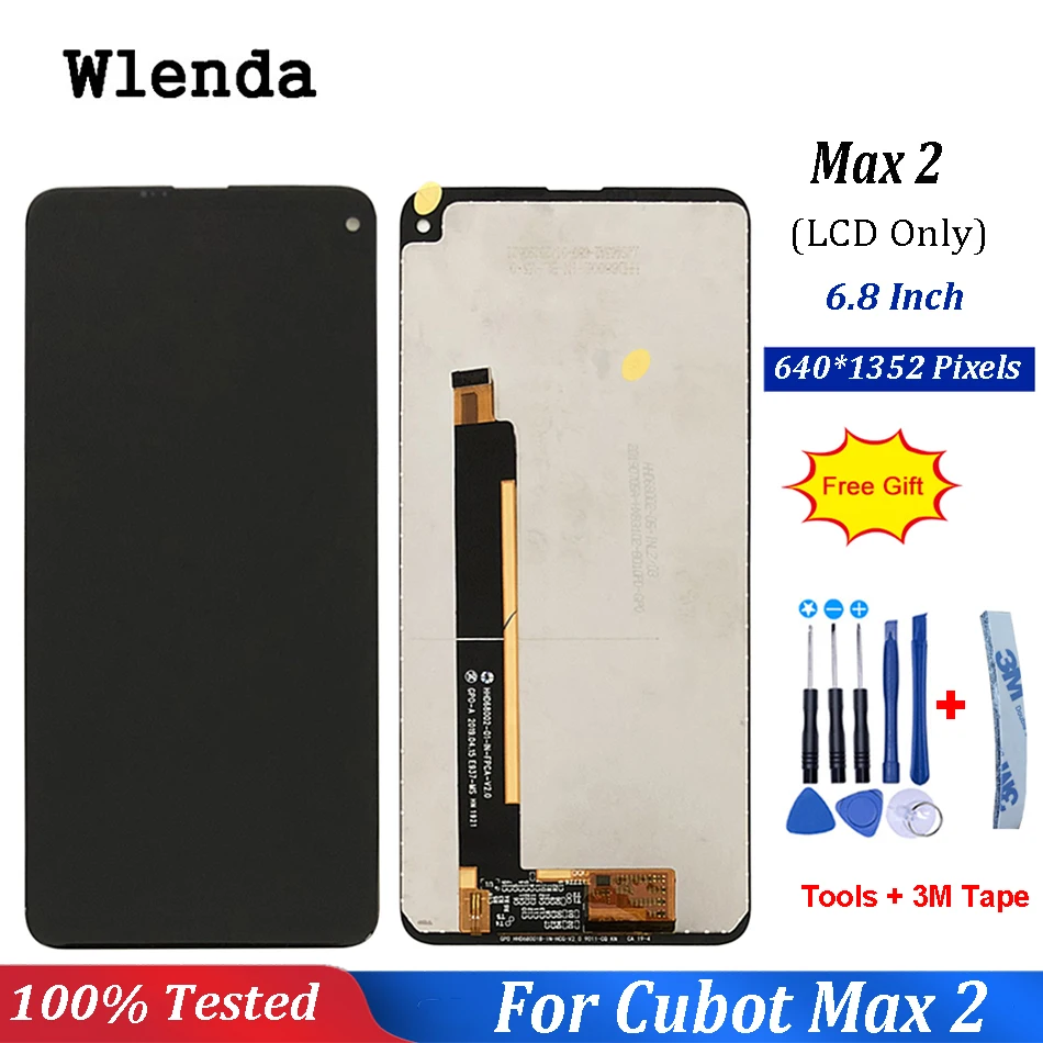 

For CUBOT MAX 2 LCD Display+Touch Screen Digitizer +Touch Digitizer for CUBOT MAX 2+Free Tools