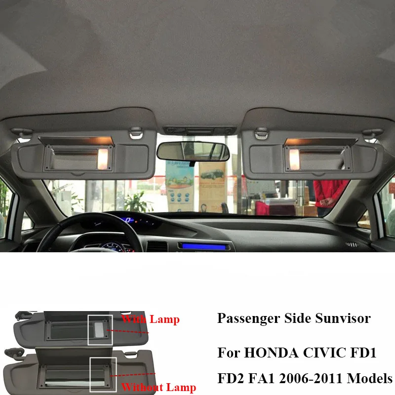 

Car Left Driver Side Sun Shield Cover Sunvisor Sunshade For HONDA CIVIC FA1 FD1 FD2 2006 2007 2008 2009 2010 2011