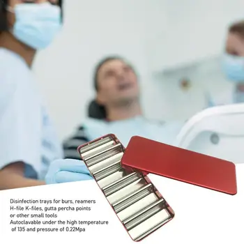 

Aluminum Dental Block Holder Sterilizer Case Disinfection Sterilization For Dentist Box Rack Dental Box Endo U0R4