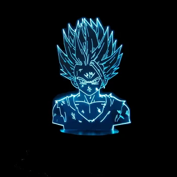 

Home Decor 7 Color Change USB 3D Dragon Ball LED Table Lamp Cartoon Anime Visual Atmosphere Bedside Sleep Night Light Fixtures