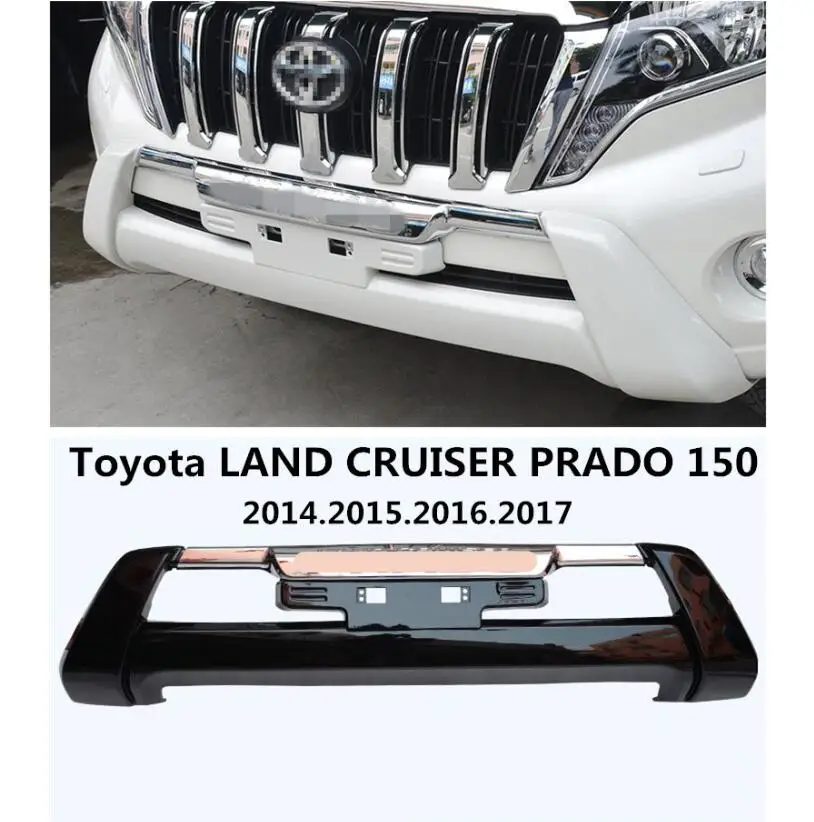  For Car Front BUMPER GUARD For Toyota LAND CRUISER PRADO FJ150 2014 2015 2016 2017 BUMPER Plate Hig