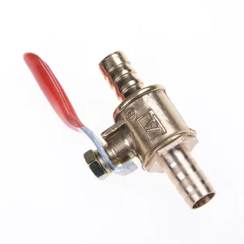 

High Quality 8mm 5/16" Hose Barb Inline Brass Water/Air Gas Fuel Line Shut-off Ball Valve Simple Operation Motorized Ball Valve