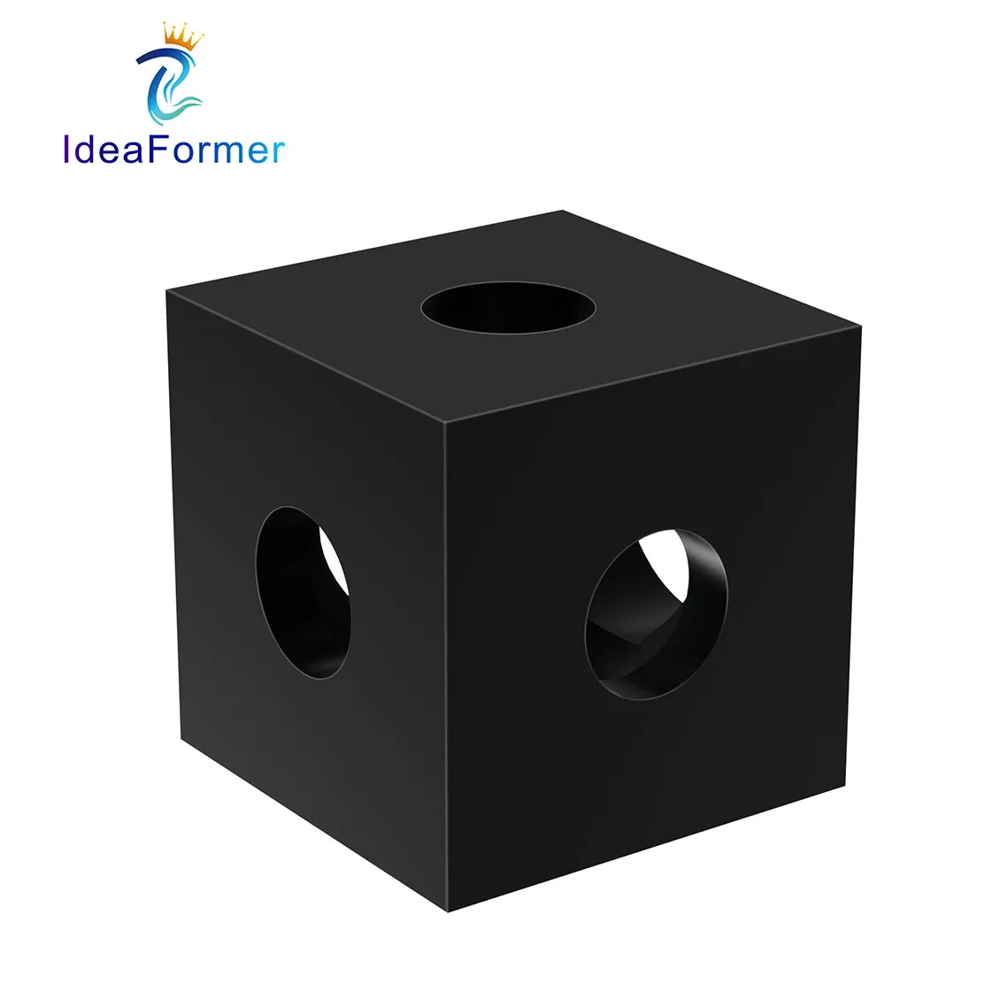 Connettore angolare a forma di cubo a V per stampante 3D e connettore a prismi a cubo in alluminio 2020 staffa ad angolo di 90 gradi A regolatore ruota