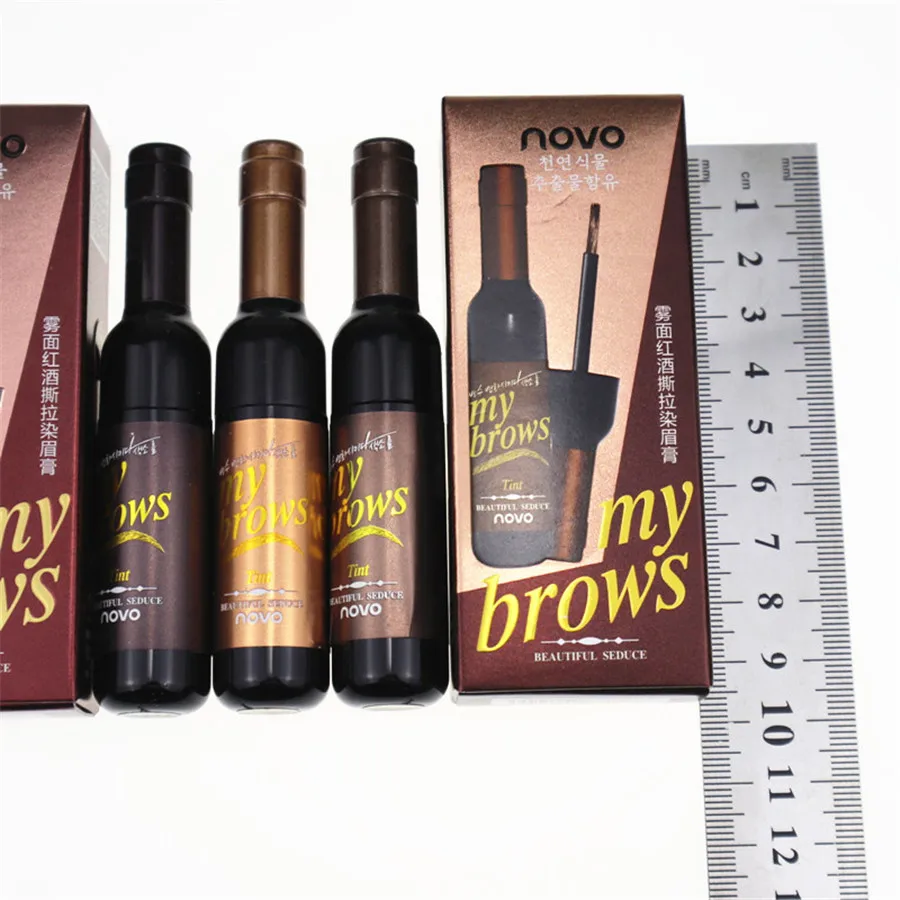 NOVO Dyeing Eyebrows Enhancer Mist Red Wine Tearing Eyebrow Long-lasting Waterproof Sweat-proof Gel Eye Makeup Set NOVO Dyeing Eyebrows Enhancer Mist Red Wine Tearing Eyebrow Long-lasting Waterproof Sweat-proof Gel Eye Makeup Set
