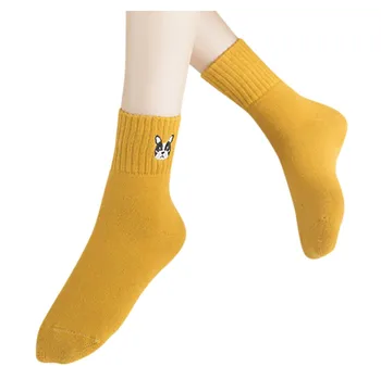 

Spring Cute Cotton Socks Lovely Cartoon Animal Women Socks Harajuku Ladies Girls Warm Soft Sox Stripe Sock Носки Женские