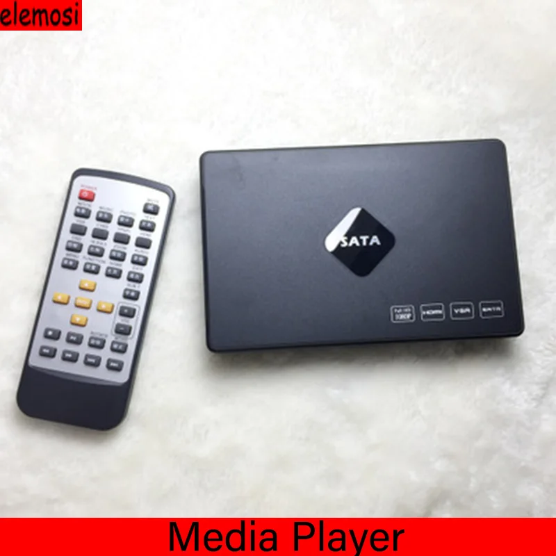 

MEDIA PLAYER Full HD 1080P Built-in Mobile Hard Disk Box 1080P HDMI HD Player F10 PAL/NTSC With HDMI/AV/USB/SD/MMC