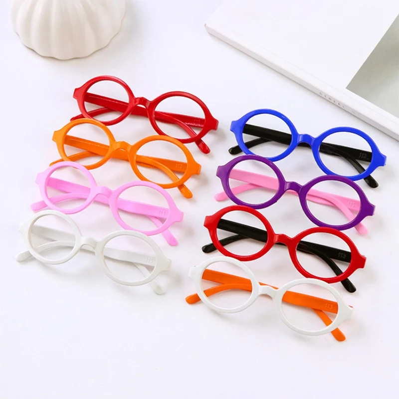 

1Pc Baby Boy Girl Hot Cartoon Toy Solid Color Children Glasses Eyeglass Multicolor Cute Casual Toys For Gifs