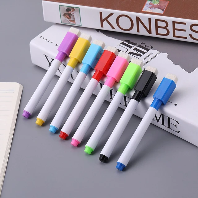 Special Price! 1 Educator Whiteboard Marker Erasable Magnetic Pen Reusable  Black/Blue/Red Ink Pen Picture Student Stationery - AliExpress