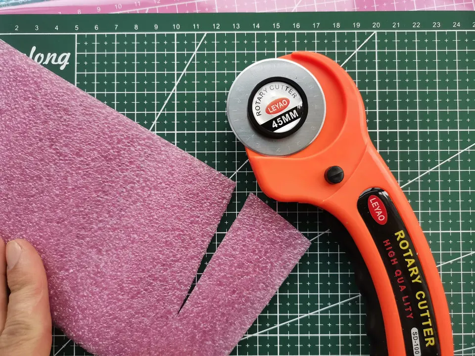 SD100 Rotary Cutter Paper Skip Cutting Patchwork Leathercraft Tool Set 45mm Punching Wavy Edge Blade Quilting Accessories