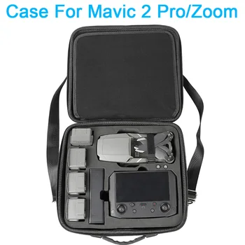 DJI Mavic 2 Pro/Zoom 여행 운반 케이스, Mavic 2 Pro/Zoom Fly More 가방 상자 키트 액세서리, 스마트 원격 컨트롤러