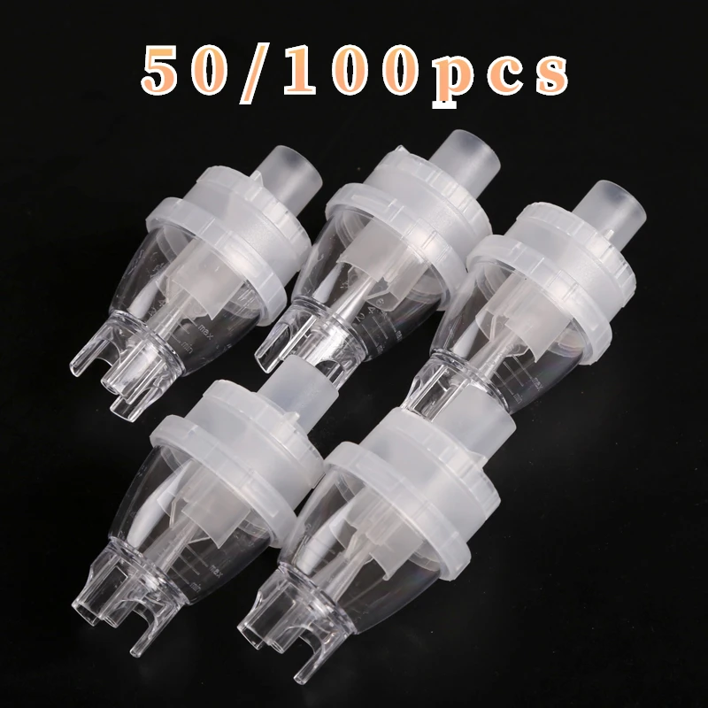 

6ml Air Compressor Nebulizer Accessary Non-Toxic PP Material Nebulizer Tank Cup Children Adult Health Care 50/100pcs