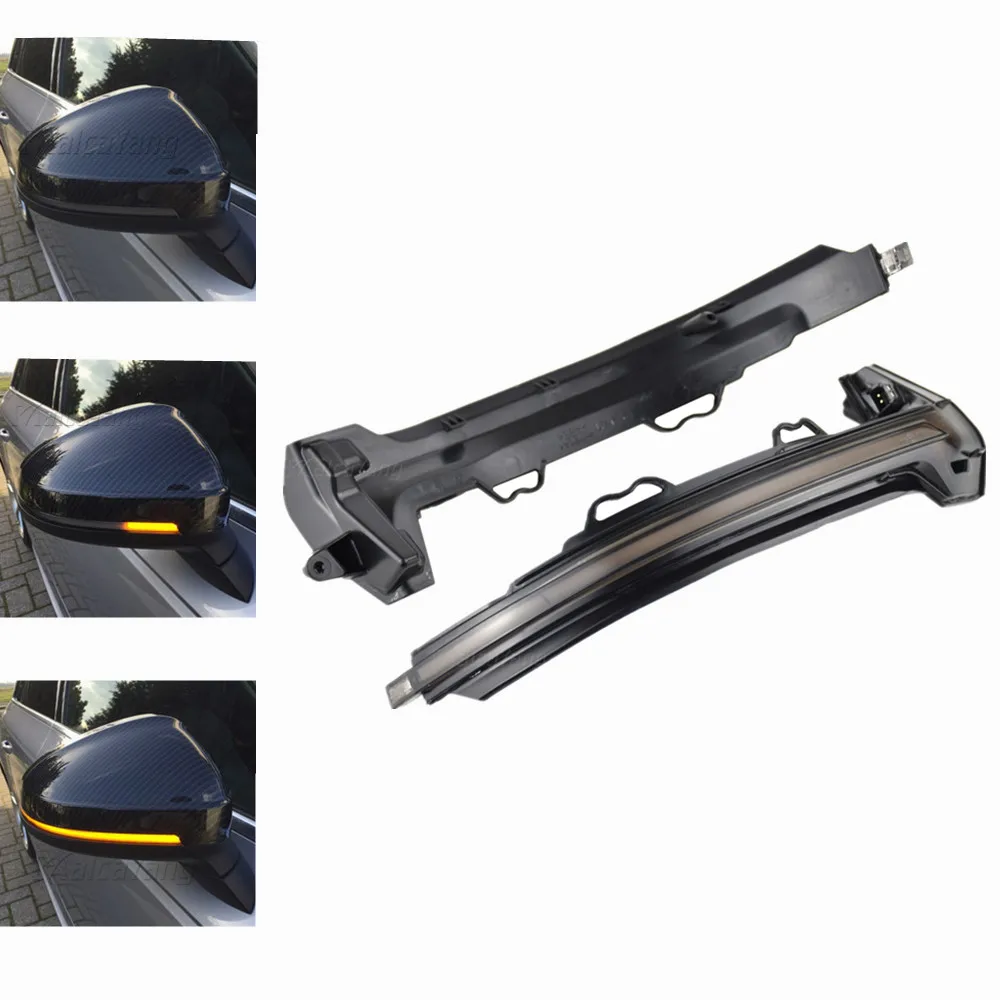 

Dynamic Turn Signal LED Light Side Wing Rearview Mirror Indicator Sequential Blinker For Audi A4 S4 RS4 B9 2016-2019 A5 S5 RS5