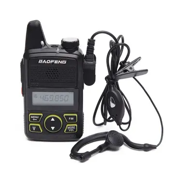 

BF-T1 Portable Mini Walkie-talkie 400-420MHz USB FM Handheld Two-way Ham Radio Communicator HF Transceiver