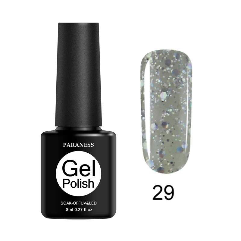29 Гель-лак для ногтей Paraness, блестящий УФ лак Esmalte, Гель-лак для ногтей, штамповка, краска для ногтей, художественный Гель-лак, клей-лак, все для маникюра - Цвет: 29