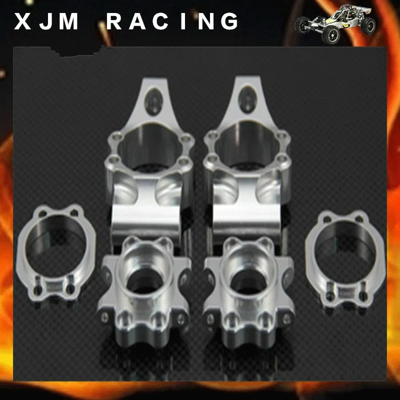 

CNC Alloy Rear Hub Base Set Fit for 1/5 Gtb Racing HPI ROVAN Km Mcd Baja 5B/5T/5SC Truck Rc Car Parts