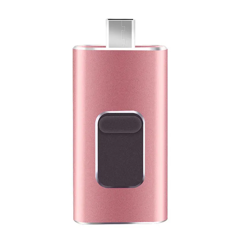  4 in 1 Flash Drive for iPhone & ipad & Android Phones Type C Device 128GB 64GB 32GB 16GB USB C Phot
