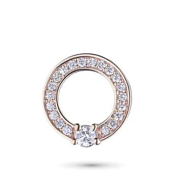 

Pendant red gold with diamonds e0201pd07174500