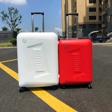 GraspDream New brand PP anti-scraping rolling luggage spinner ultra light suitcase consignment box 20"24"28" inch trolley case