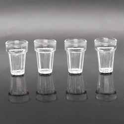 Accessoires miniatures pour maison de poupée 1/12, 4 pièces, Mini tasse de thé en résine, Simulation de tasse de boissons, modèle jouets pour décoration de maison de poupée 