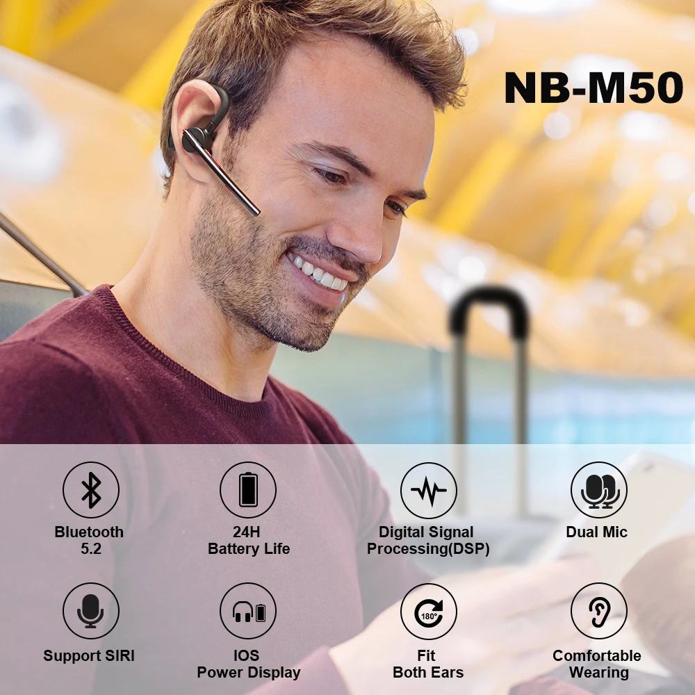 New Bee Bluetooth 5.2 Earphones 