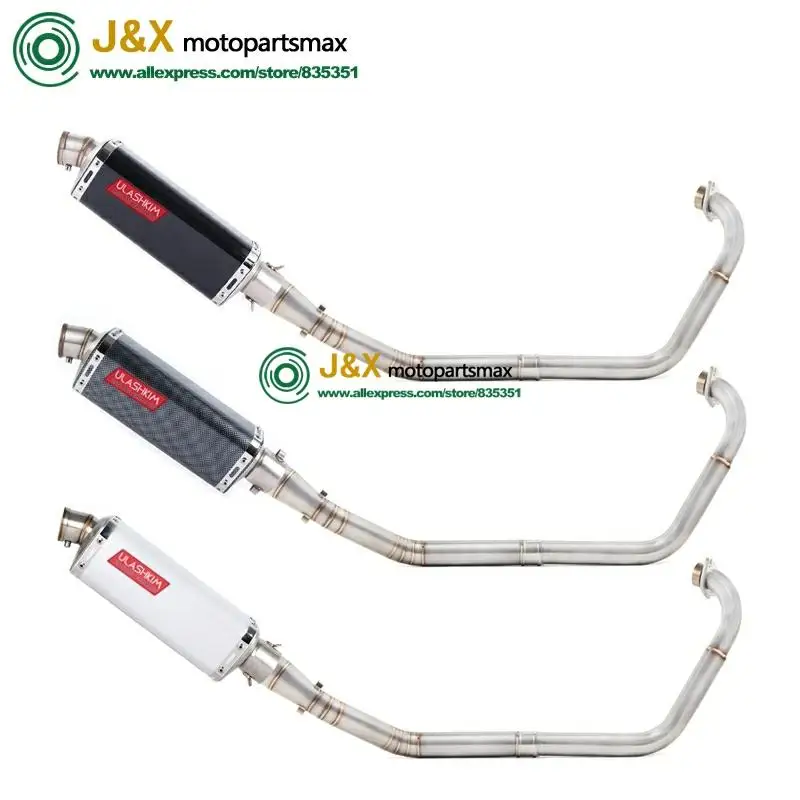 Полная выхлопная система мотоцикла Escape slip on для yamaha YZF R15 MT15 MT-15 2008- средняя труба глушителя DB-Killer