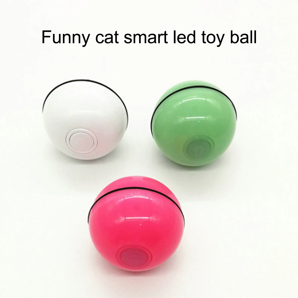 Новый высококачественный автоматический Забавный игрушечный мяч для кошки с usb