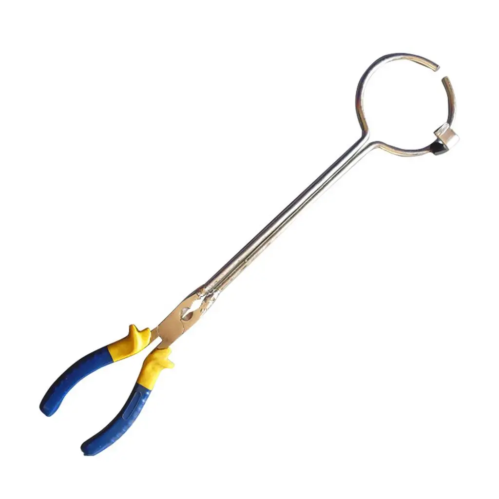 Crucible Tongs Clamp Pliers Holder for Gold Melting Furnace Metal Casting Tool