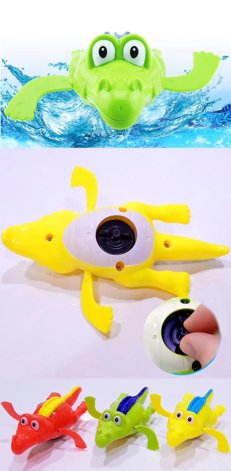 Милые водные игрушки с героями мультфильмов морские животные Черепаха классические детские плавающие Черепашки заводные на цепочке детские пляжные игрушки для ванной