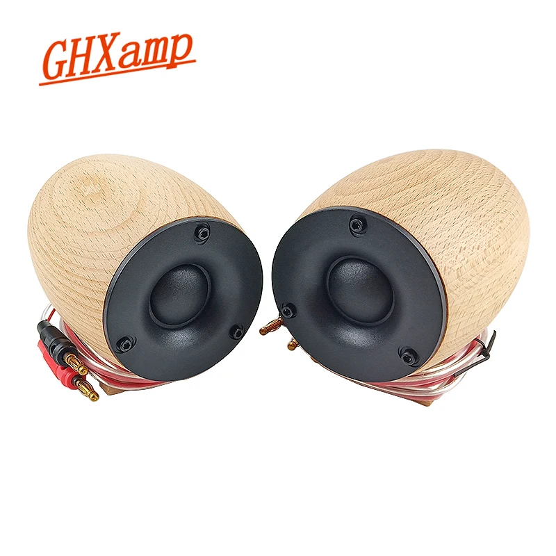 Wooden Super Tweeter Speaker 8OHM 20W Dome Neodymium Treble Silk Diaphragm Home Theater Tweeter Compensation 30KHZ 1Pairs tweeter speaker