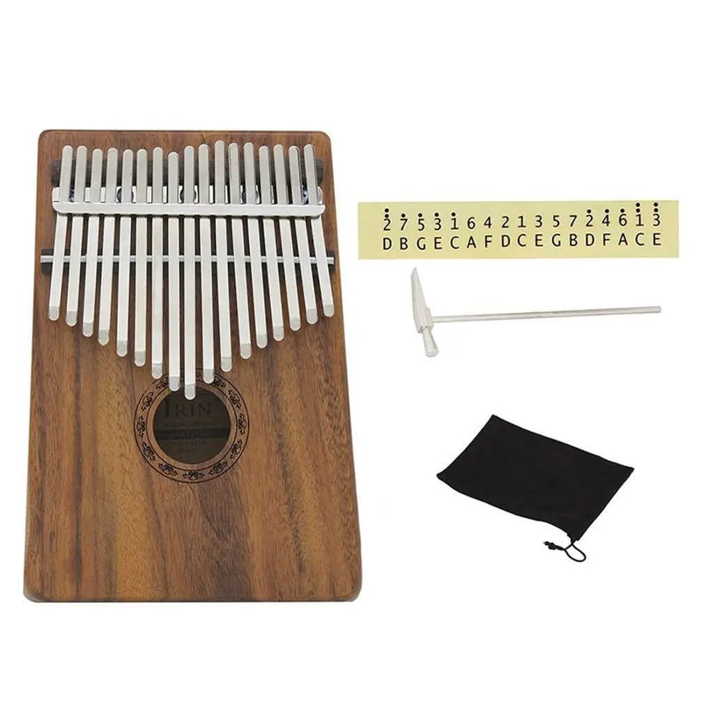 «Пианино для больших пальцев» Kalimba 17-tone finger piano kalimba Начинающий портативный музыкальный инструмент простой дизайн Изысканный компактный размер