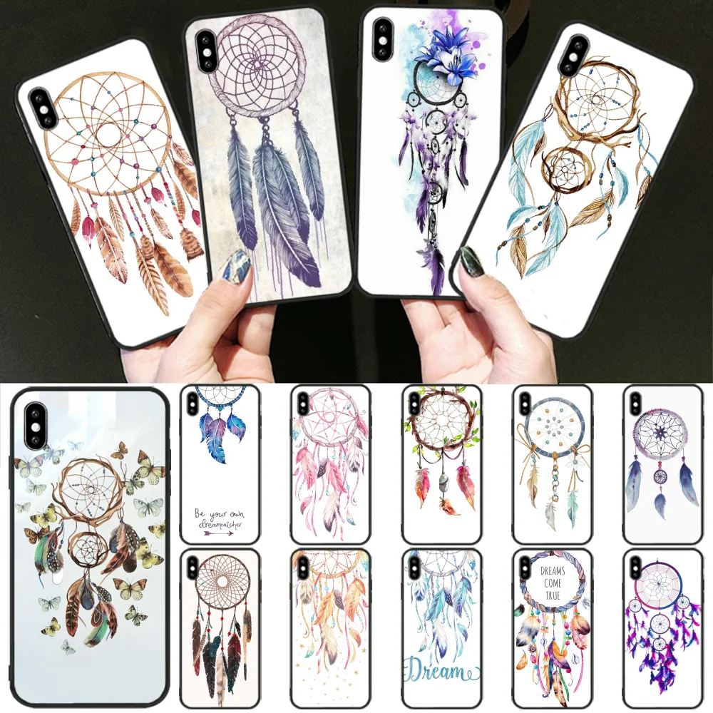 

LJHYDFCNB Dreamcatcher Phone Case Cover for iPhone 11 pro XS MAX 8 7 6 6S Plus X 5 5S SE XR cover