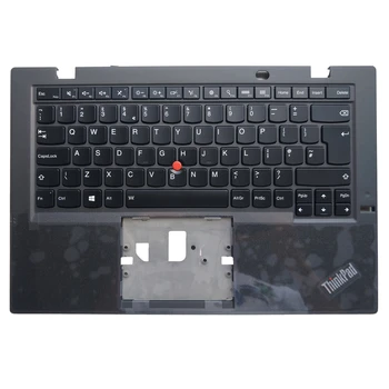 

OVY UK GB laptop keyboard for LENOVO X1 Carbon 3rd 2015 00HT329 with Backlit Topcase Palmrest Cover P/N:SM20G18634 KB hot sale