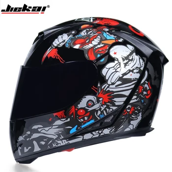 

Motorcycle Full Face Helmet Motorcycle Racing Double Mirror Helmet DOT Approved Motocicleta
