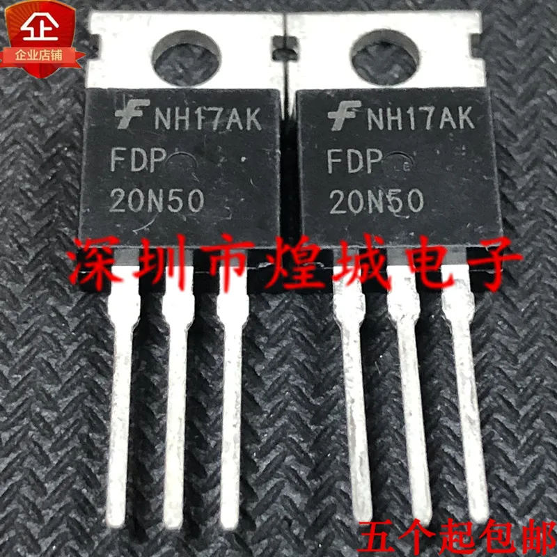 

10 шт./лот FDP20N50 TO-220 20A 500V 5