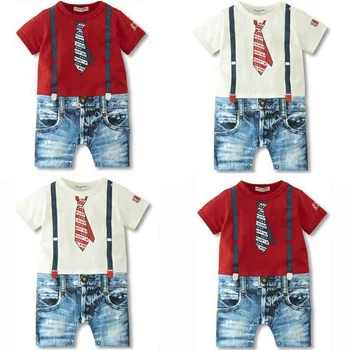 

Kids Baby Boys Clothes Overalls Costume Suit Grow Outfit Romper Pants 3-24M