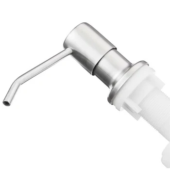 

Kitchen Toilet Bathroom Sink Soap Lotion Dispenser Bottle Stainless Steel For Various Liquid Soaps New