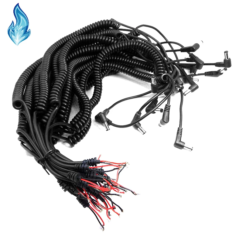 10pcs 1M/3.3FT 20AWG USB 2.0 Male Plug 2pin wire DIY Pigtail cable Black