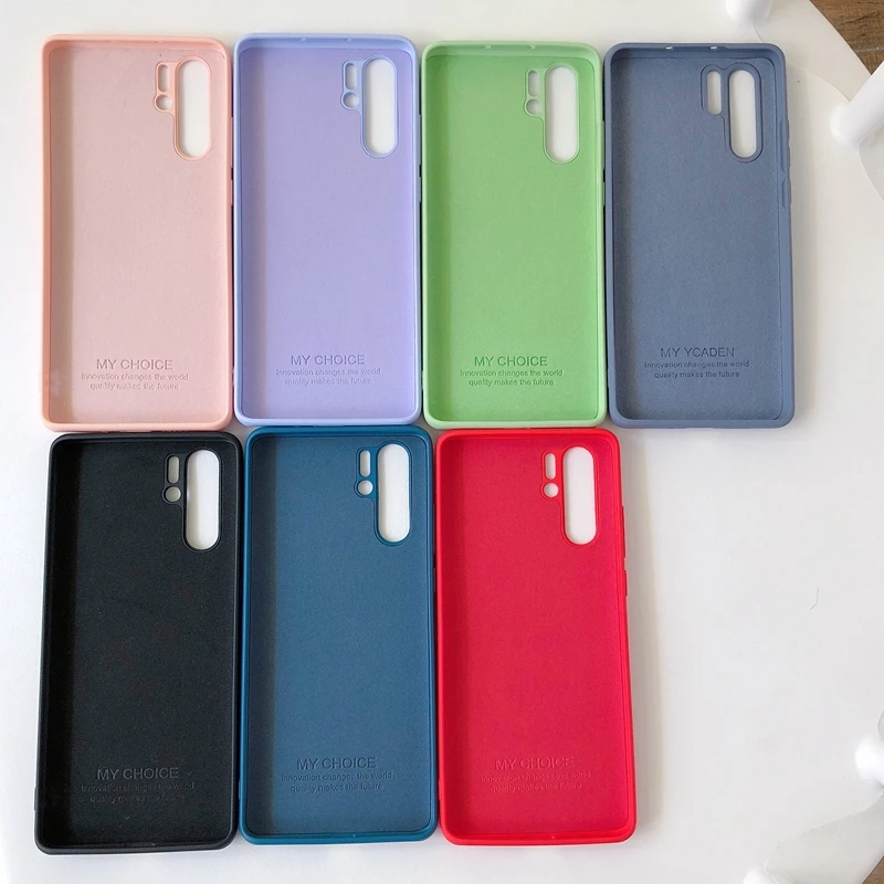 Для Huawei P20 P30 P40 Mate 10 20 Honor 8 8X 9 9X 9A 10i 20S 30 30S Lite Pro цветной матовый мягкий жидкий