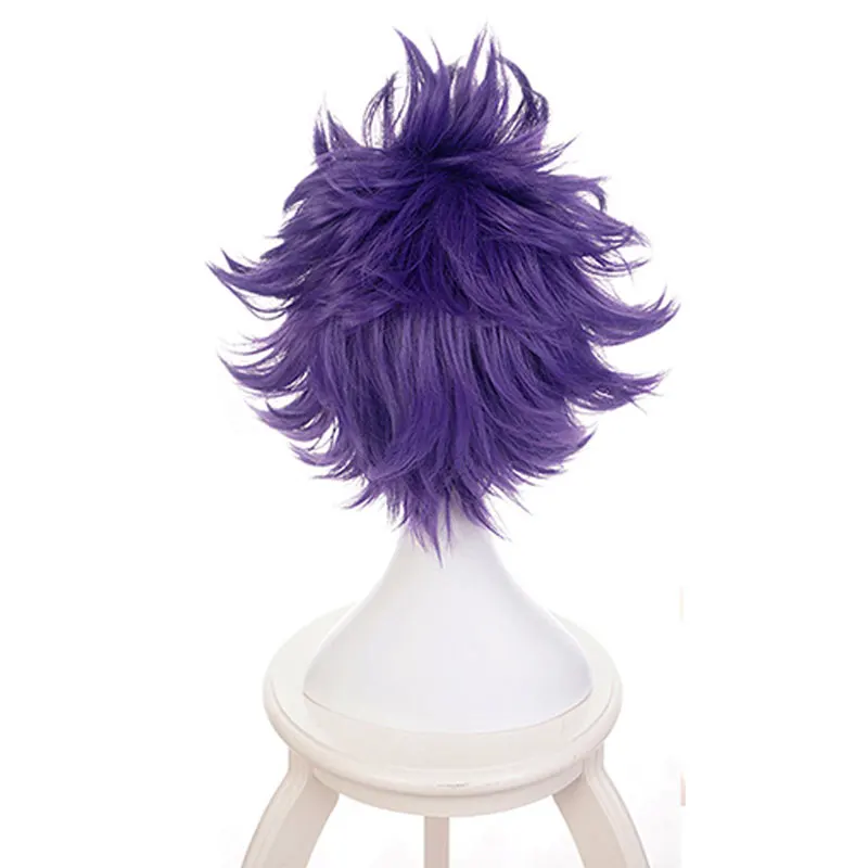 Boku No Hero Academy Shinsou Hitoshi Shinso Косплей Парик Костюм мой герой Academy короткие фиолетовые парики синтетические волосы с париком