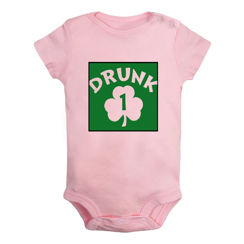 JbBaby827PD Don't Touch Me Prairie Wolf Drunk 1 трилистник ирландский для новорожденных мальчиков и девочек униформа-комбинезон с принтом для младенцев - Цвет: JbBaby827PD