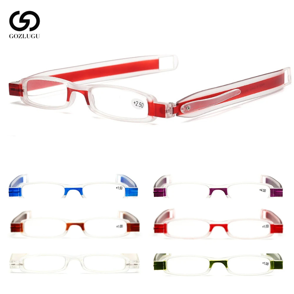 7 цветов, портативные очки для чтения, ультра-легкие подарок премиум класса очки+ 1,0 1,5 2,0 2,5 3,0 3,5 4,0