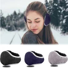 Feitong Унисекс Складные зимние наушники зимние Светоотражающие теплые Плюшевые Головные уборы