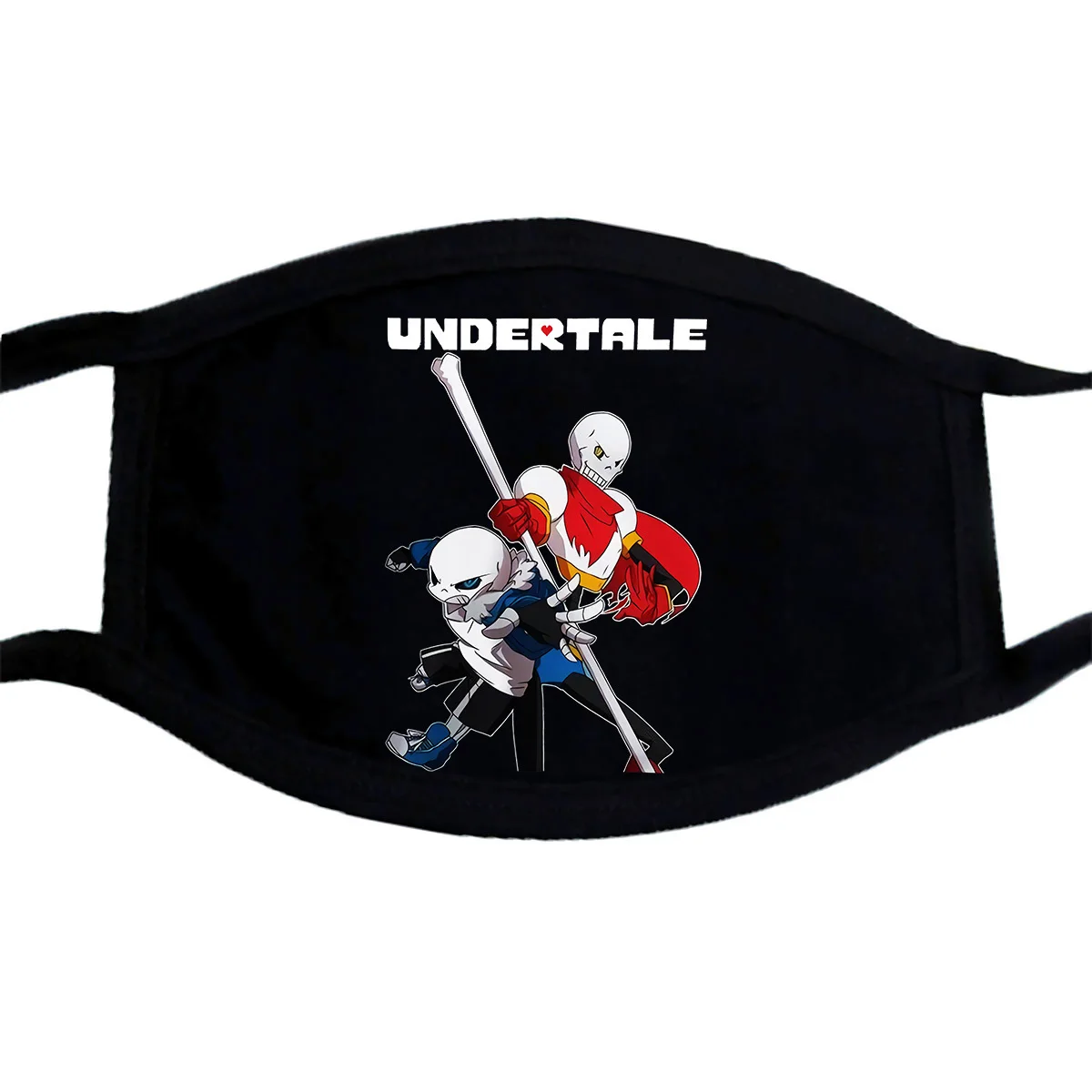 Undertale Sans И Papyrus Скелет брата персонажа Мужская черная маска S3Xl PM2.5 | Аксессуары для